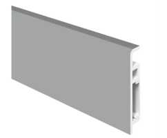 Плинтус Aberhof Luxe Серый перел (70х13х2000 мм)