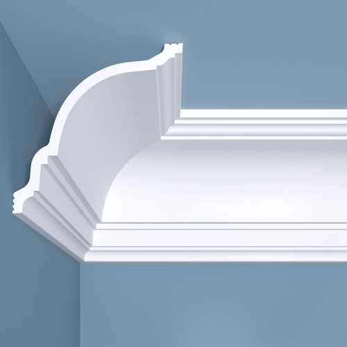 Фото Карниз под покраску из полистирола Bello Deco K22 (120х120х2000 мм)