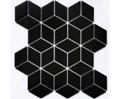 Мозаика керамическая Bonaparte Landa Black matt 48х48 (267.4х309х6 мм)