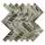 Мозаика стеклянная Bonaparte Hadar Grey, 30х98 (286х268х4 мм)
