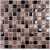 Мозаика стеклянная с камнем Bonaparte Sudan 23х23 (300х300х8 мм)