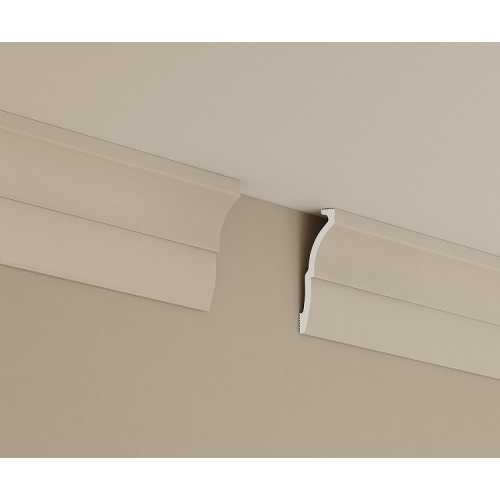 Фото Карниз под покраску Cosca KX058 из экополимера (91х30х2000 мм)