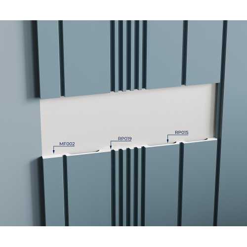 Фото Стеновая панель Cosca RP019 экополимер (156 × 12 × 2800 мм)