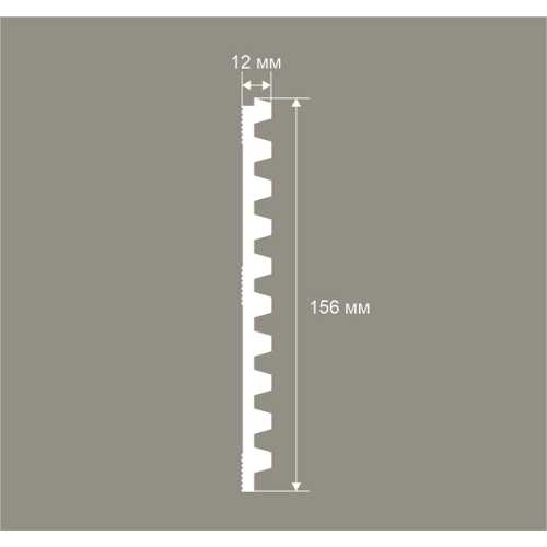 Фото Стеновая панель Cosca RP022 экополимер (156 × 12 × 2800 мм)