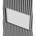 Маленькое фото Акустическая панель Cosca шпон Дуб Адженто светло-серый, черный войлок, рейки МДФ (1200х600 х21мм)