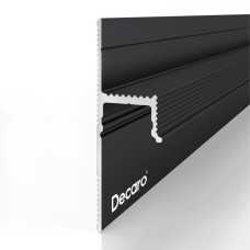 Теневой плинтус скрытого монтажа Decaro D003.2 Черный анод (20*15*2000) Теневой плинтус скрытого монтажа Decaro D003.2 Черный анод (20*15*2000)