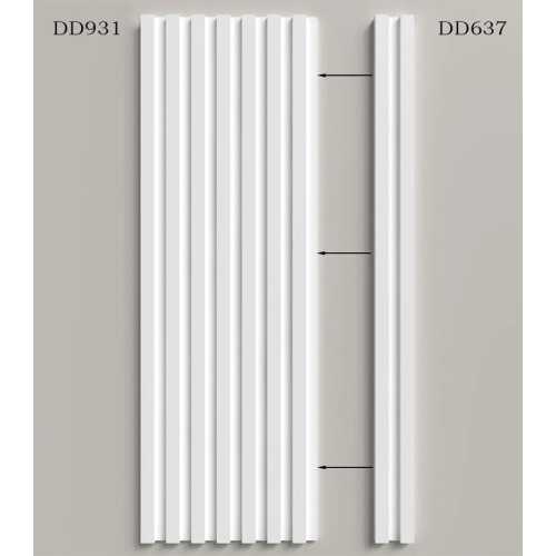 Фото Молдинг под покраску Decor Dizayn DD637 из полистирола (32.8х10х2000 мм)