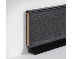 Плинтус напольный, гибкий Dollken (Долкен) S100 Flex 1001/ 1144 Черный 100x15х2575 (1уп=10 шт)