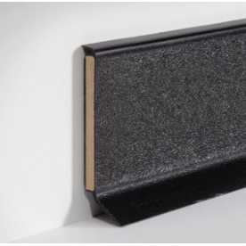 Плинтус напольный, гибкий Dollken (Долкен) S100 Flex 1001/ 1144 Черный 100x15х2575 (1уп=10 шт)