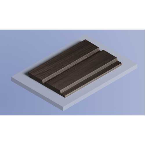 Фото Декоративная панель HIWOOD LV123 BR395 под дерево (120 × 12 × 2700 мм)