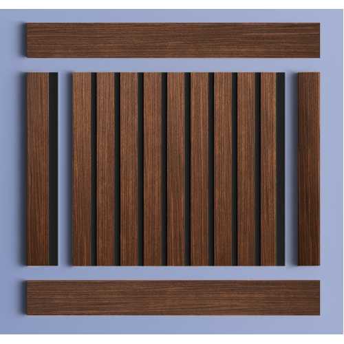 Фото Декоративная панель HIWOOD LV124 BR396K под дерево (120 × 12 × 2700 мм)