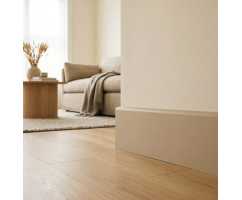 Плинтус QUART вспененный ПВХ QUART, Слоновая кость 1013 (80*26.5*2200)