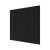 Стеновая панель квадратная МДФ Ликорн - Полосы, Черный, 500*500*8 мм (4 шт)