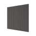 Маленькое фото Стеновая панель квадратная МДФ Ликорн - Полосы Графит, 500*500*8 мм (4 шт)