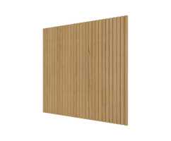 Стеновая панель квадратная МДФ Ликорн - Полосы Орех светлый, 500*500*8 мм (4 шт)