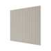 Маленькое фото Стеновая панель квадратная МДФ Ликорн - Полосы, Слоновая кость, 500*500*8 мм (4 шт)