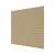 Стеновая панель квадратная МДФ Ликорн - Пирамида, под покраску Бежевый, 500*500*8 мм (4 шт)