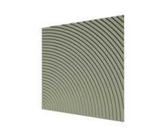 Стеновая панель квадратная МДФ Ликорн - Круги, Фисташка, 500*500*8 мм (4 шт)