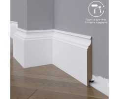 Плинтус напольный под покраску 27-136-22 Madest Decor MDF (136х22х2400 мм)