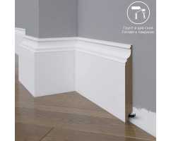 Плинтус напольный под покраску 27-150-18 Madest Decor MDF (150х18х2400 мм)