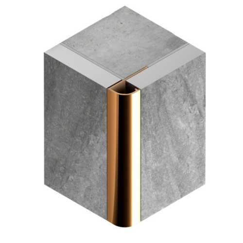 Фото Профиль для плитки внешний латунь 10 мм Neexy PVL17-01 Полированная, 2.7 метра