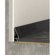 Плинтус Pro Design Corner 570 Черный Анодированный (30*15.5*2600)