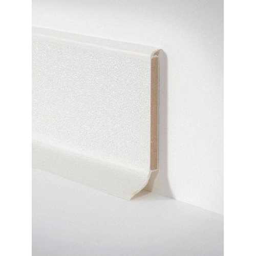 Фото Плинтус напольный, гибкий Dollken (Долкен) S60 Flex 1013 Белый 60x15х2575 (1уп=20 шт)