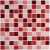 Мозаика стеклянная Bonaparte Plum mix 25х25 (300х300х4 мм)