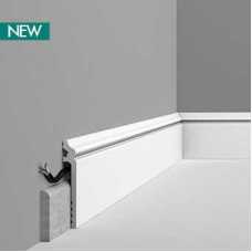Плинтус напольный, широкий, под покраску Orac decor SX186 (138*22*2000) Плинтус напольный, широкий, под покраску Orac decor SX186 (138*22*2000)