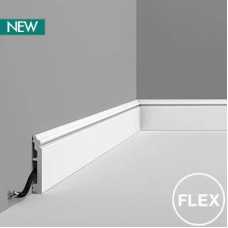 Плинтус гибкий, под покраску Orac decor SX173 Flex (100*16*2000) Плинтус гибкий, под покраску Orac decor SX173 Flex (100*16*2000)