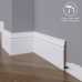 Маленькое фото Плинтус напольный под покраску 04-100-10 Madest Decor MDF (100х10х2400 мм)