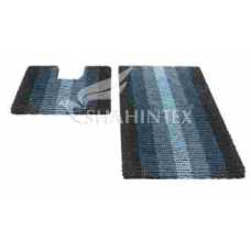 Набор ковриков Shahintex Multimakaron 60*90+60*50 черный Набор ковриков Shahintex Multimakaron 60*90+60*50 черный