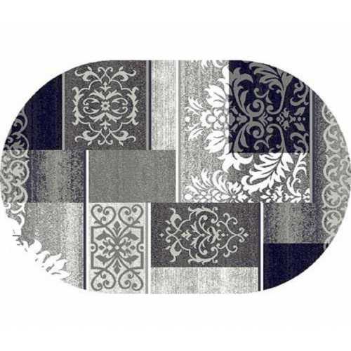 Фото Ковер Merinos Silver d216 GRAY 1,50*1,90 овал