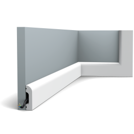 Плинтус под покраску Orac decor SX182 из дюрополимера (50*13*2000) Плинтус под покраску Orac decor SX182 из дюрополимера (50*13*2000)