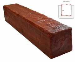 Балка декоративная из полиуретана Arno Decor Рустик 145х145мм Рябина, длина 3м