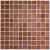 Мозаика стеклянная Bonaparte Shine Brown 25х25 (300х300х4 мм)