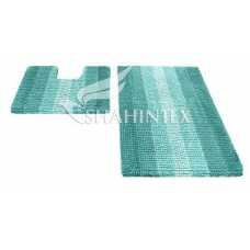 Набор ковриков Shahintex Multimakaron 60*90+60*50 голубой Набор ковриков Shahintex Multimakaron 60*90+60*50 голубой