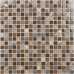 Маленькое фото Мозаика стеклянная с камнем Caramelle Naturelle Andorra 15х15 (305х305х4мм)