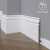 Плинтус напольный под покраску 11-136-16 Madest Decor MDF (136х16х2400 мм)