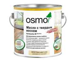 Масло Osmo бесцветное с твердым воском Original 3032 шелковисто-матовое (25 л)