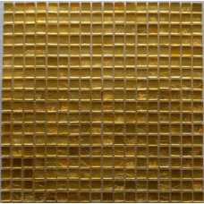 Мозаика стеклянная Bonaparte Classik gold 15х15 (300х300х8 мм)
