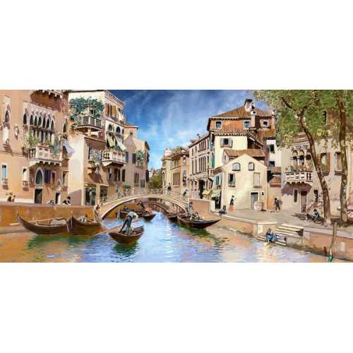 Фото  Канал Венеции живопись H-032, 300х147
