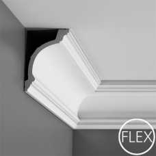 Карниз гибкий под покраску из полиуретана Orac decor C217 Flex (156х103х2000 мм) Карниз гибкий под покраску из полиуретана Orac decor C217 Flex (156х103х2000 мм)