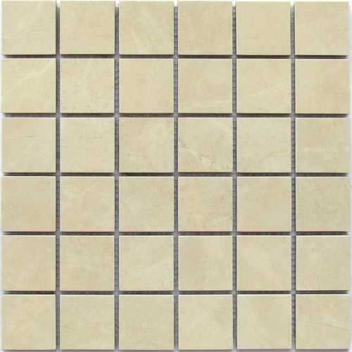 Фото  Мозаика из керамогранита Bonaparte Levin Marfil 48х48 (300х300х10 мм)