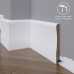 Маленькое фото Плинтус напольный под покраску 23-150-16 Madest Decor MDF (150х16х2400 мм)