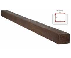 Балка декоративная из полиуретана Arno Decor Модерн 145х120мм Магма, длина 1м