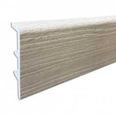 Плинтус напольный Rico Concept 80 Тополь серебристый RC80126, 80х20х2200 мм